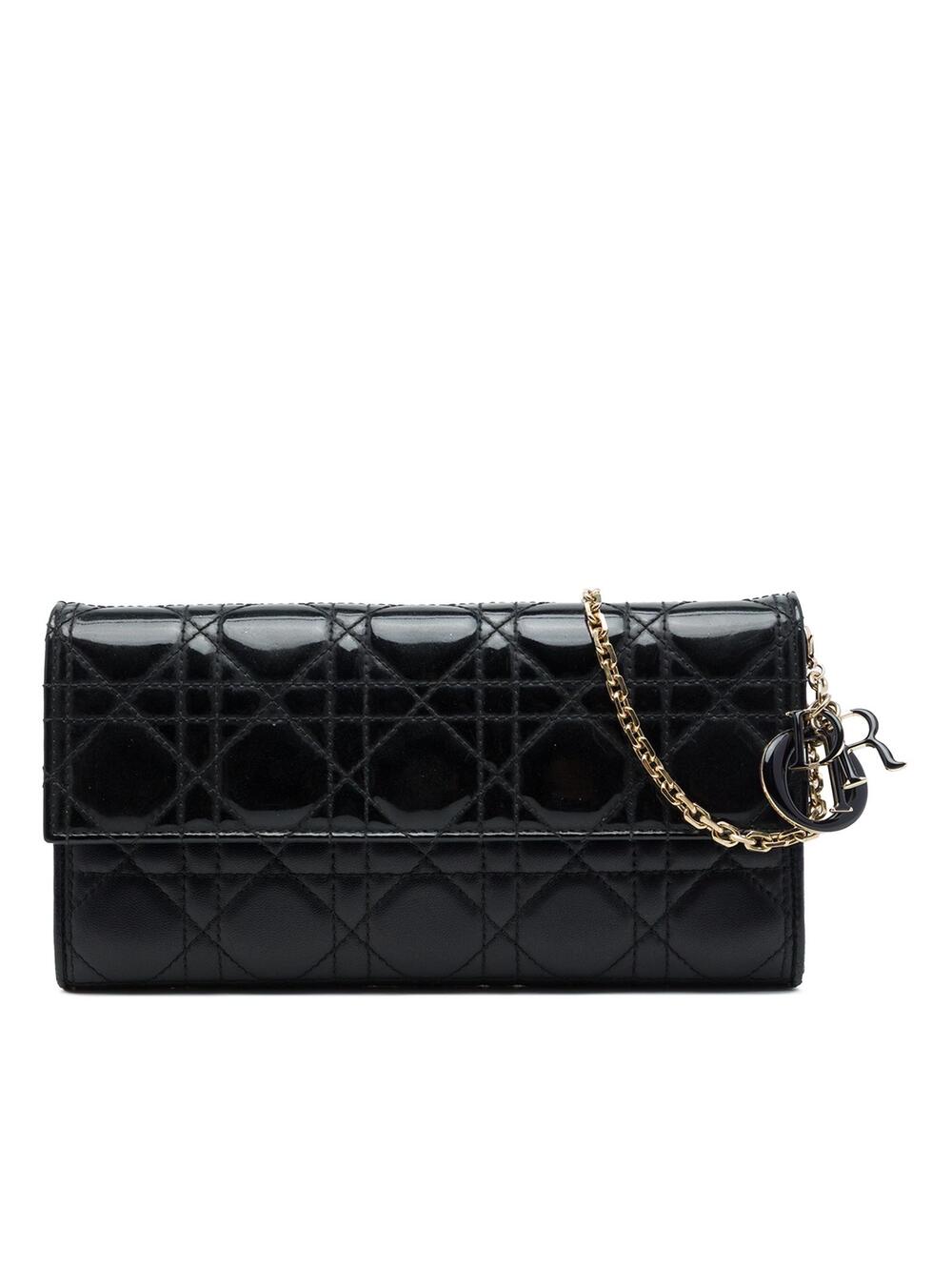Dior Patent And Lambskin Cannage Lady #374268D72B